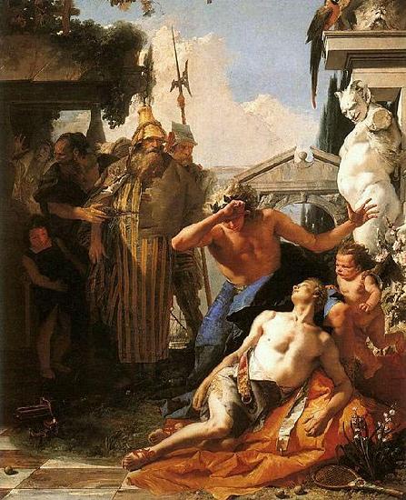 Giovanni Battista Tiepolo The Death of Hyacinthus oil painting picture